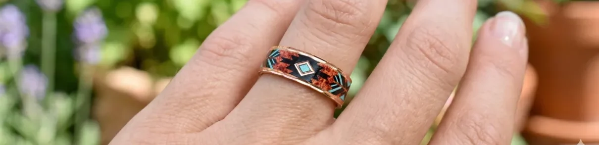 Handcrafted Rings by Copper Reflections - Banner