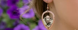 Discover our handmade earrings are made from silver-plated copper individually diamond cut to sparkle with surgical steel hypoallergenic ear wires. No polishing is required as our handmade earrings are protected with the best quality acrylic finishes.