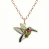 Cut Out Amazing Hummingbird Necklace NCA-493