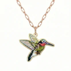 Cut Out Amazing Hummingbird Necklace NCA-493