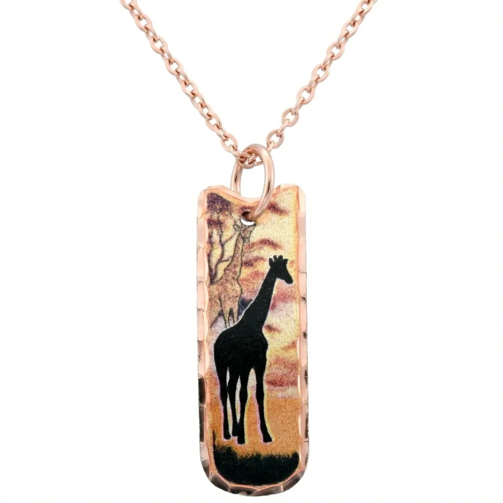Giraffe Necklace Handmade NCA-804 Giraffe Necklace Handmade NCA-804
