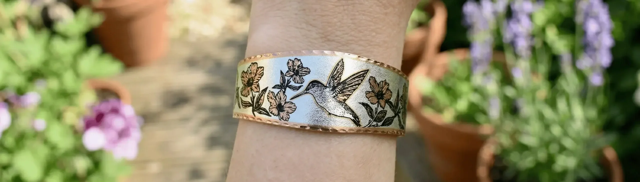 Copper Reflections Handmade Bracelet Banner