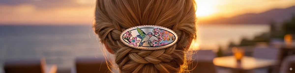 Handmade Hair Clips by Copper Reflections