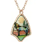 Howling Wolf Pendant Necklace
