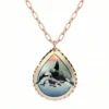 Killer Whale Orca Necklace NCA-42