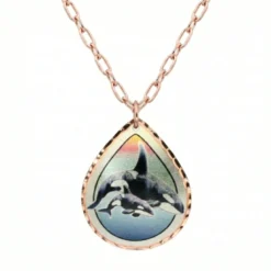 Killer Whale Orca Necklace NCA-42