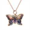 Pretty Cut Out Butterfly Necklace NCA-684