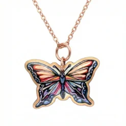 Pretty Cut Out Butterfly Necklace NCA-684
