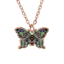 Cut Out Copper Butterfly Necklace