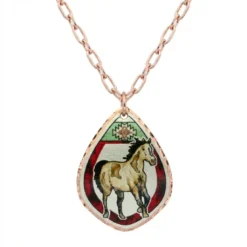 Western Horse Jewelry Necklace NCA-335