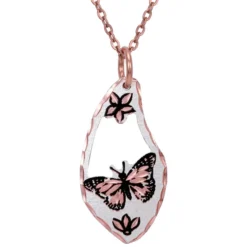 Cut Out Copper Butterfly Necklace NCN-68