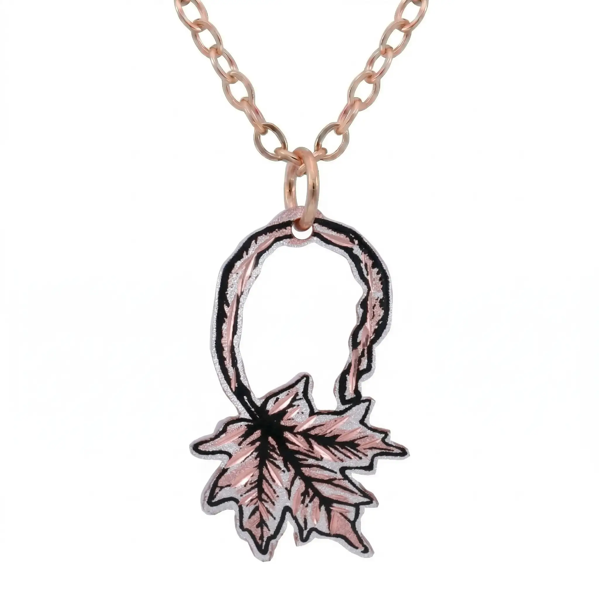 Branch Maple Leaf Necklace CN-636 Branch Maple Leaf Necklace CN-636