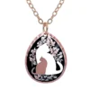Cat Silhouette Necklace NCN-26 Cat Silhouette Necklace NCN-26