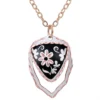 Copper Cut Out Floral Necklace NCN-407