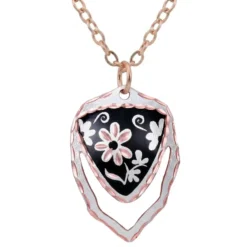 Copper Cut Out Floral Necklace NCN-407