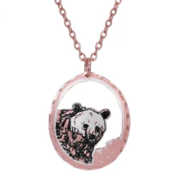 Cut Out Bear Necklace NCN-324