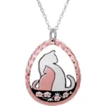 Cut Out Cat Silhouette Necklace