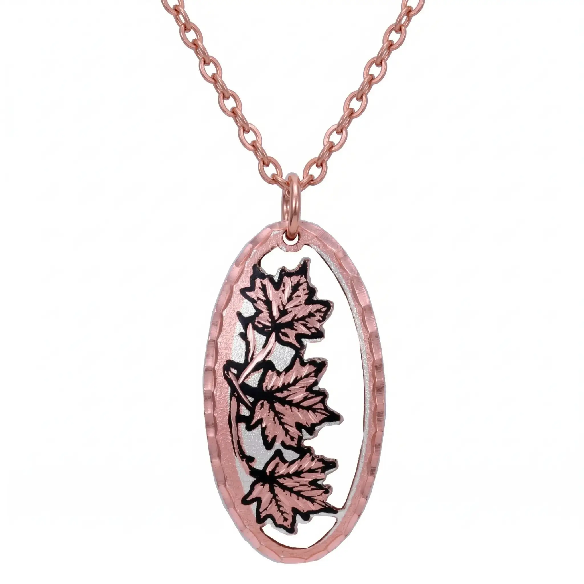 Cut Out Copper Maple Leaf Necklace NCN-631 Cut Out Copper Maple Leaf Necklace NCN-631