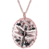Cut Out Dragonfly Necklace NCN-561