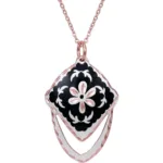 Cut-Out Flower Necklace