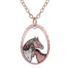 Cut Out Foal Horse Necklace NCN-572