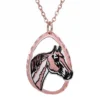Cut Out Horse Head Necklace NCN-10