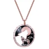 Cut-Out Howling Wolf Necklace NCN-83