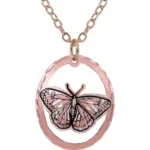 Cut Out Monarch Butterfly Necklace