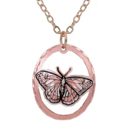 Cut Out Monarch Butterfly Necklace NCN-682