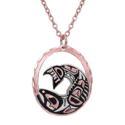 Cut Out Native Salmon Necklace NCN-06