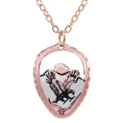 Cut Out Soaring Eagle Necklace  NCN-461