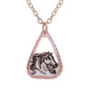 Cut Out Stallion Horse Necklace NCN-576