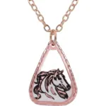 Cut Out Stallion Horse Necklace