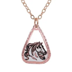 Cut Out Stallion Horse Necklace NCN-576