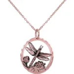 Cut Out Unique Dragonfly Necklace