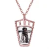 Cut Out Unique Inukshuk Necklace NCN-464