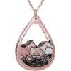 Cut-Out Wild Horses Necklace NCN-575