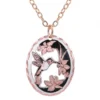 Handmade Cut Out Hummingbird Necklace NCN-49