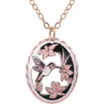 Handmade Cut Out Hummingbird Necklace
