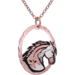 Copper Handmade Horse Necklace