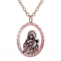 Madonna and Baby Jesus Necklace CN-991