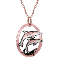 Unique Cut Out Dolphin Necklace NCN-75