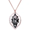 Unique Cut Out Floral Necklace NCN-403