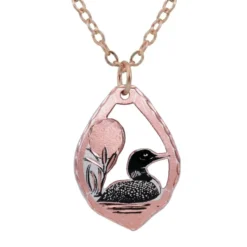 Unique Cut Out Loon Necklace NCN-17