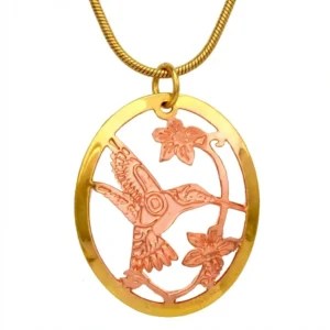 Exquisite artisan jewelry that will steal your breath away: captivating cutout Native American hummingbird necklace offering delicate radiance and timeless elegance. Beautifully crafted with fine openwork detailing, this radiant cutout Native American hummingbird pendant showcases the joyful symbolism and deep significance behind hummingbird jewelry with meaning.