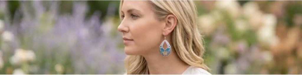 A vibrant collection of handcrafted copper flower jewelry, featuring colorful artisanal designs, diamond-cut finishes, and tarnish-proof floral accessories.